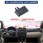 Car Dash Front Rear Air Conditioner AC Vent Grille Outlet Tab Clip Slider For Volkswagen Golf 6 Sagitar Jetta 5KD819703