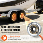 Electric Trailer Brake 12" x 2" Self-Adjusting Assembly | 2 Pairs 7000 lbs alternate view