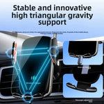15W Car Wireless Charger | 360° Rotation Air Vent Phone Mount for iPhone Samsung alternate view