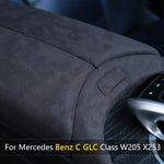 Car Center Console Armrest Storage Box Cover Trim FOR W205 Mercedes Accessories Benz C GLC Class X253 2015-2017 2018 2019 2020
