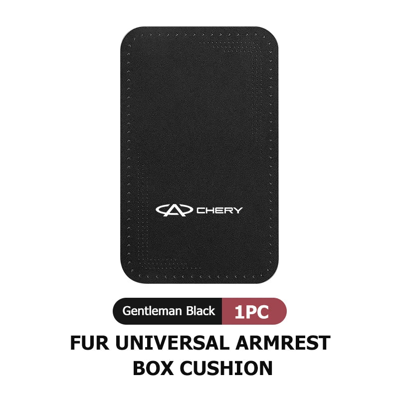 For Chery Omoda Breathable Leather Car Logo Armrest Box Cover Central Armrest Prote additional angle