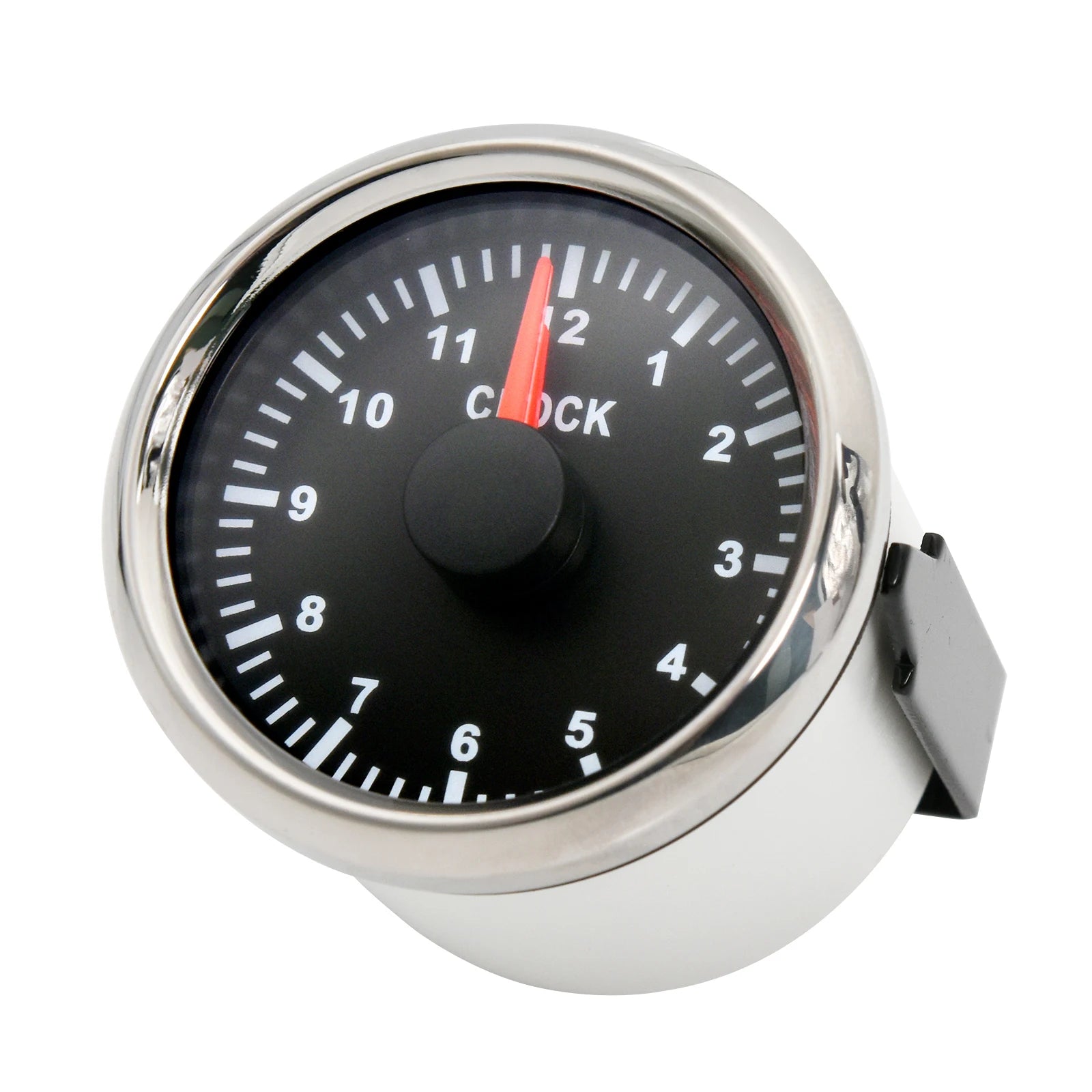 52mm Waterproof Clock Gauge 0-12 Hours | Red Blue White Backlight Hourmeter for Car additional angle