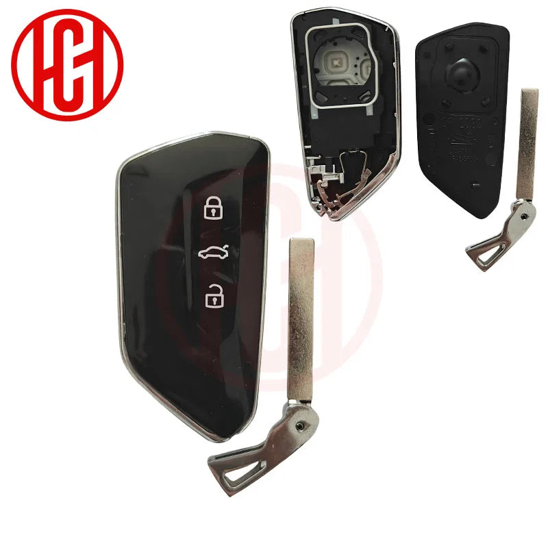 3 Buttons Remote Control Key Shell for Volkswagen Golf 8 for VW Smart Card Case KD HZ25 ZA25 Remote