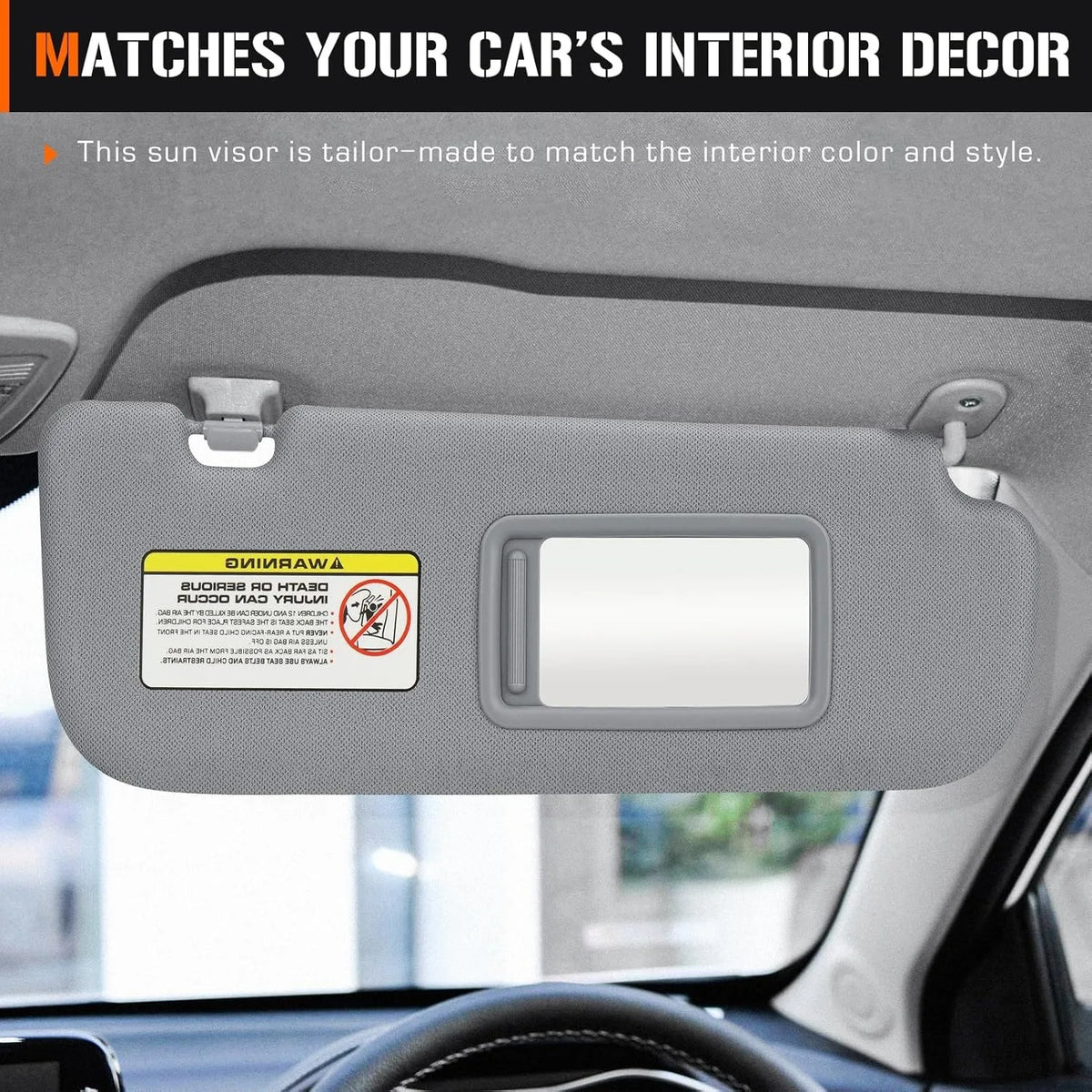 For Hyundai Elantra 2011 2012 2013 2014 2015 Car Sun Visor Interior Sunshade Board Driver Passenger Side Replacement Part