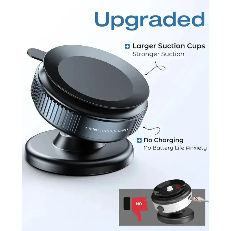 360° Adjustable Magnetic Suction Phone Holder for Car and Mirror alternate view
