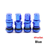 TQQTQQ 4Pcs Short Metal Bolt Tire Valve Stem Kit | Car Truck Motorcycle Accessories alternate view
