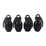 4Pcs Grenade Design Aluminum Alloy Valve Stem Caps | Car Truck Motorcycle Tire Access lifestyle view