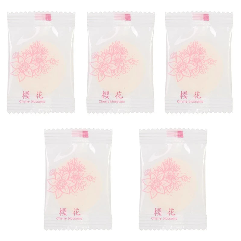 5PCS Round Solid Air Freshener Stick-on Diffuser Box Toilet Diffuser Aroma Long-lasting Deodorizer Bedroom Car Interior Products
