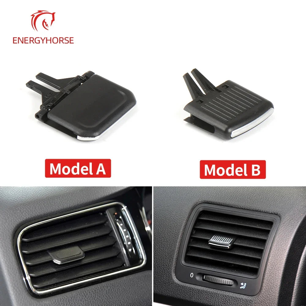 1PC Black ABS Front Air Conditioning A/C Air Vent Outlet Tab Clip Repair Kit For Volkswagen Sagitar