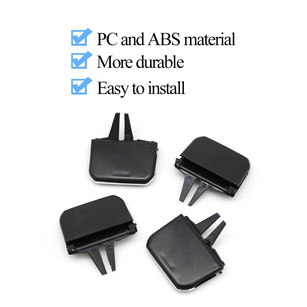 Car Dashboard Front Rear Air Conditioning AC Vent Grille Outlet Tab Clip Slider Repair Kit For VW Volkswagen Golf 7 2014-2020
