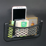 Car Net Pocket Phone Holder Storage Bag Auto Paste 8*15CM alternate view