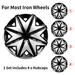 14 15 16 17inch Hub Cover for Iron Rim Wheel Cover Set of 4 Steel Sports Caps Rim 14 Plastic Hubcap for R15 Tire Car Accessories