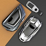 Car Key Shell Case Cover for Cadillac ATS CT6 CTS DTS XT5 Escalade ESV SRX STS XTS ELR 2014 - 2018 Remote Key Holder Keychain