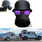 Trailer Hitch Cover With Steel Helmet Heavy Duty Trailer Coupler Hitch Cover Universa alternate view
