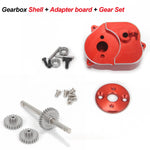 Full Metal Transmission Gearbox for 1/12 RC Car Crawler MN Model MN82 MN78 MN99S MN168 MN98 370 Motor Upgrade Parts Accessories