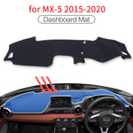 Car Dashboard Mat for Mazda MX-5 Roadster Miata 2015-2022 ND RF MX5 Sunshade Protective detail view