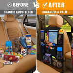 Car Seat Organizer for Kids | Backseat Organizer with Multiple Pockets additional angle