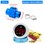 Car Water Temperature Gauge With 10mm Temp Sensor | Digital LCD Display for Car Truck close-up view