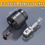 Car Jack Adapter Socket Converter for Scissor Car Jack Heavy-Duty Tool Change Converter Rust-Resistant Accessories Attachment