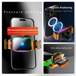 2026 NEW Style Magnetic Stand Wireless Car Charger MacSafe Car Phone Holder Fast Charging Station for iPhone15 14 13 12 Pro Max