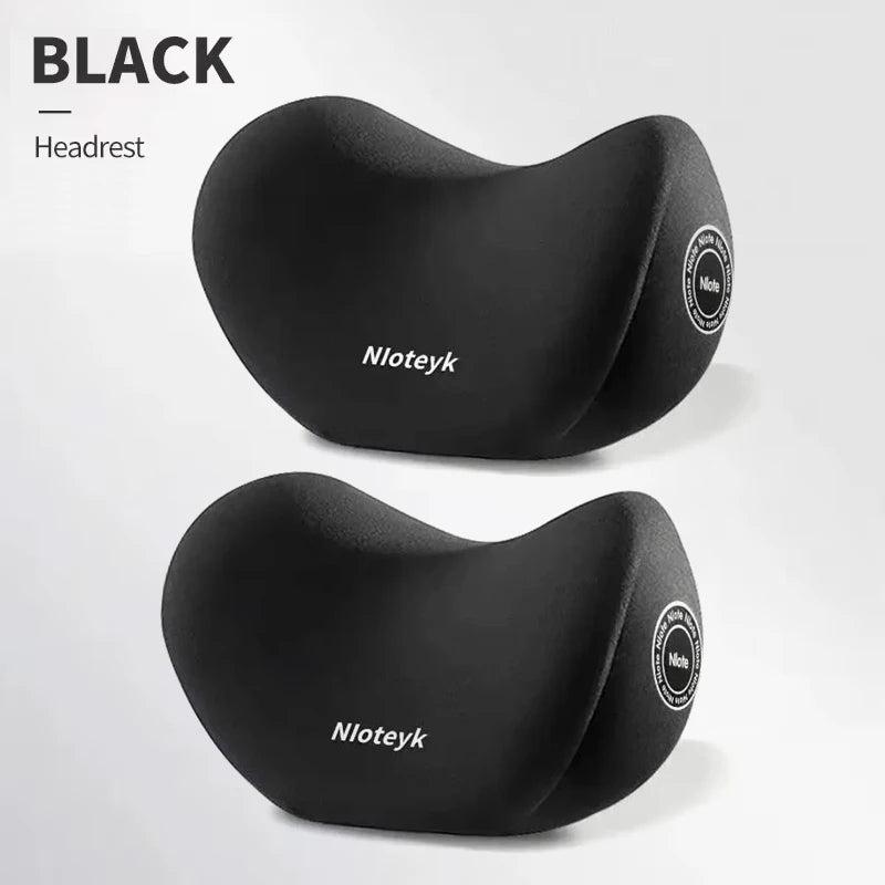 Memory Foam Car Neck Cushion Car Lumbar Support For Car Supplies Universal Neck Pillow close-up view
