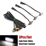Universal LED Car Front Grille Lights | Eagle Eye Lamp with Harness for Pickup, Off-R alternate view