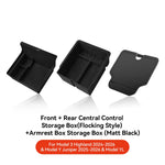 For Tesla Model 3/Y/Highland/Juniper 2026 Center Armrest Hidden Storage Box | Cup H additional angle