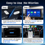 CarlinKit Baidu Carlife Wired to CarPlay Android Auto Adapter 2-In-1 Wireless Car N additional angle