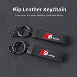 2026 Suede Key Ring Sport Car Keychain | Custom Gift With Emblem lifestyle view