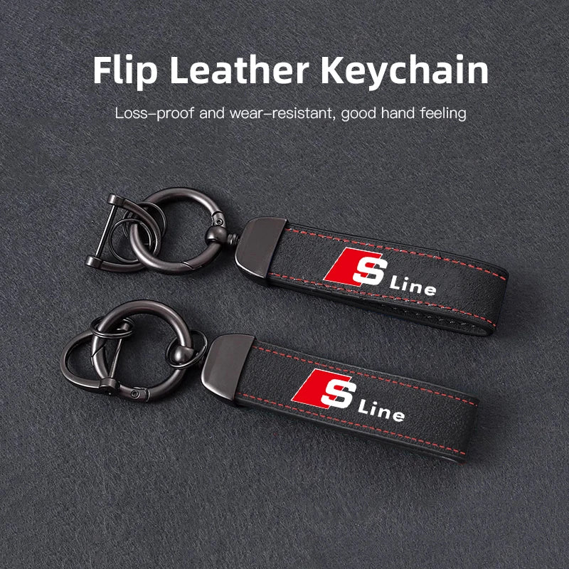 2026 Suede Key Ring Sport Car Keychain | Custom Gift With Emblem lifestyle view