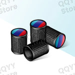 4pcs Metal Alloy Car Wheel Tire Valve Caps | Waterproof Dustproof Tire Stem Covers detail view