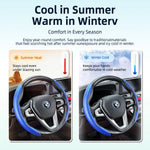 Anti‑Slip Carbon Fiber Steering Wheel Cover Ergonomic Hand Grip Wear‑Resistant Car In alternate view