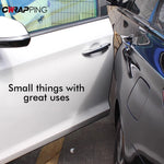 5m Car Door Edge Guards Clear Rubber Seal Protector U Shape Edge Trim Transparent Auto close-up view