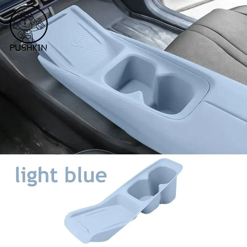 for BYD Seagull Dolphin Mini 2025 2024 2023 Wireless Charging Silicone Pad Cup Holder close-up view