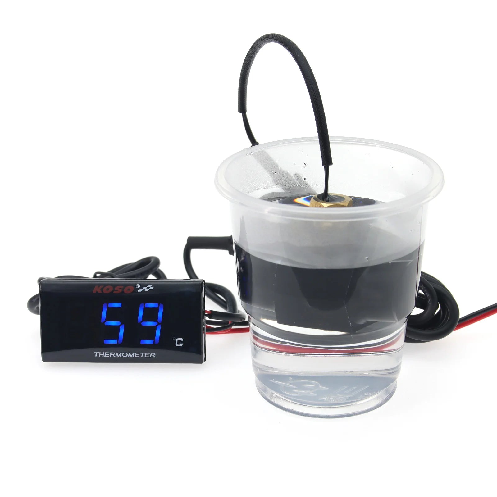 Mini Motorcycle Water Temperature Gauge | Universal 12V Thermometer for XMAX CB400