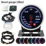 52mm 8 Color Car Gauge Kit | Oil Pressure PSI Water Temp Oil Temp EGT Boost Tachome additional angle