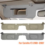 Car Sun Visor Replacement For Corolla 2001 2002 2003 2004 2005 2006 2007 Inside Left Driver Sun Shade Board Right Front Sunvisor