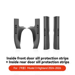YZ for Tesla Model 3/Y Highland Juniper 2021-2025 Rear Door Sill Protection Strip additional angle