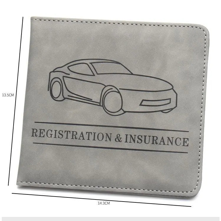 Car Registration and Insurance Card Holder Glove Box Organizer lifestyle view