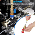 R134A Auto Air Conditioner Refrigerant-Free Valve Core Removal, Installer, Air Conditioner High and Low Pressure Spool Tool