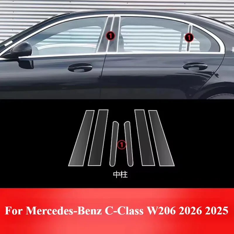 PPF Protection Film for Mercedes-Benz C-Class W206 2026 Transparent TPU GPS Navigat additional angle