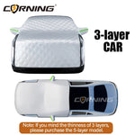 3/5-Layer Thicken Car Snow Cover | Windshield Hood Protection for Winter lifestyle view