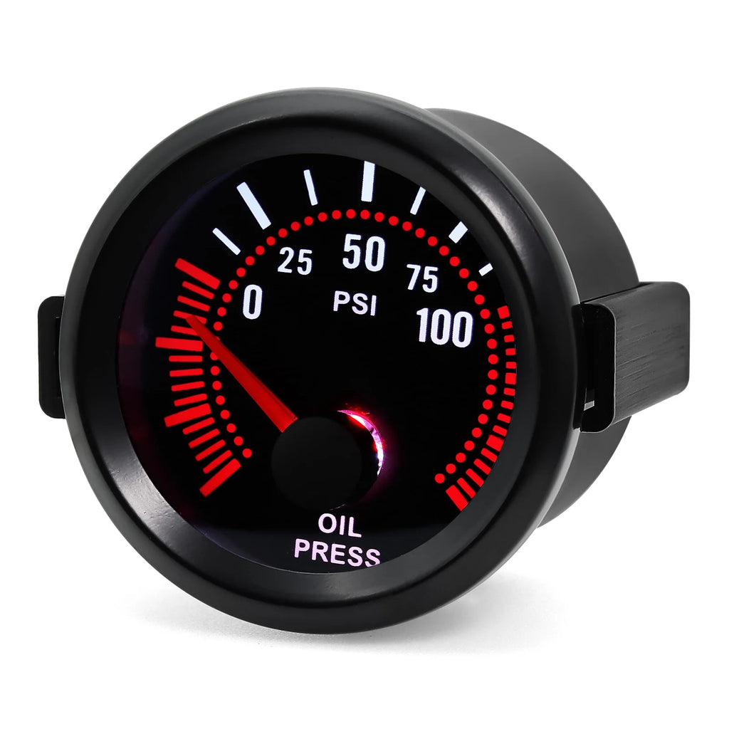 52mm Water Temp Oil Pressure Gauge Tachometer Boost Gauge Bar/Psi Vacuum Voltmeter Water Temp Meter Universal Car Gauge