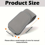 Car Sun Visor Sunglasses Holder Multifunctional Ticket Card Storage Clip Auto Interior close-up view