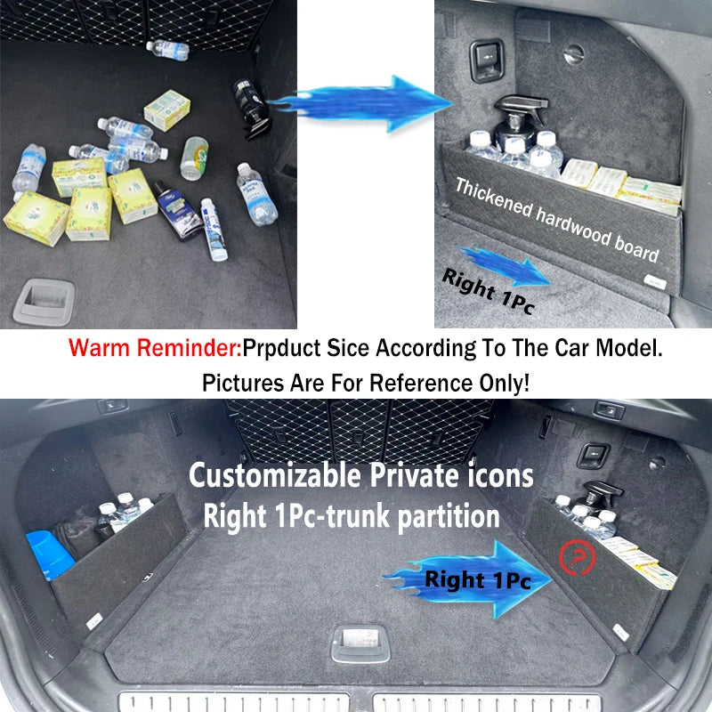 For Nissan Qashqai 2022~2026 J12 MK3 Multifunction Trunk Storage Partition Storage Aut close-up view