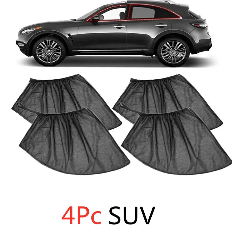 Car Side Window Sunshade Mesh Curtains for SUV detail view
