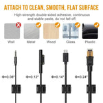 Car Cable Clamp Accessories Guiding Line Self-adhesive Line Management Clips Wiring Wi close-up view