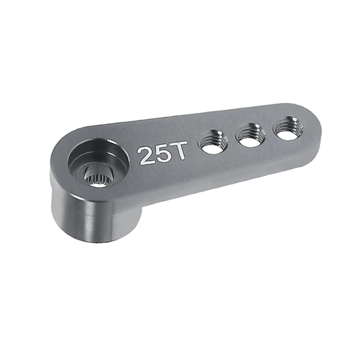 Metal 25T Extended Servo Arm Steering Horn 3 Hole For 1/10 RC Crawler close-up view