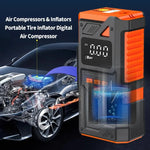Portable Car Jump Starter with Air Pump 5000A Peak | 10.5 Bar Auto Tyre Inflator and alternate view