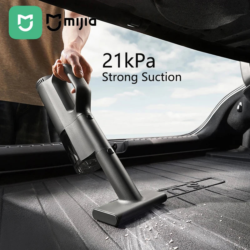 Mijia Car Vacuum Cleaner 21kPa Suction | Wireless Handheld Vacuum for Car and Home